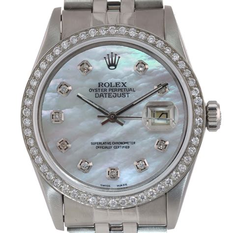 vintage rolex datejust preis|rolex 36mm datejust diamond bezel.